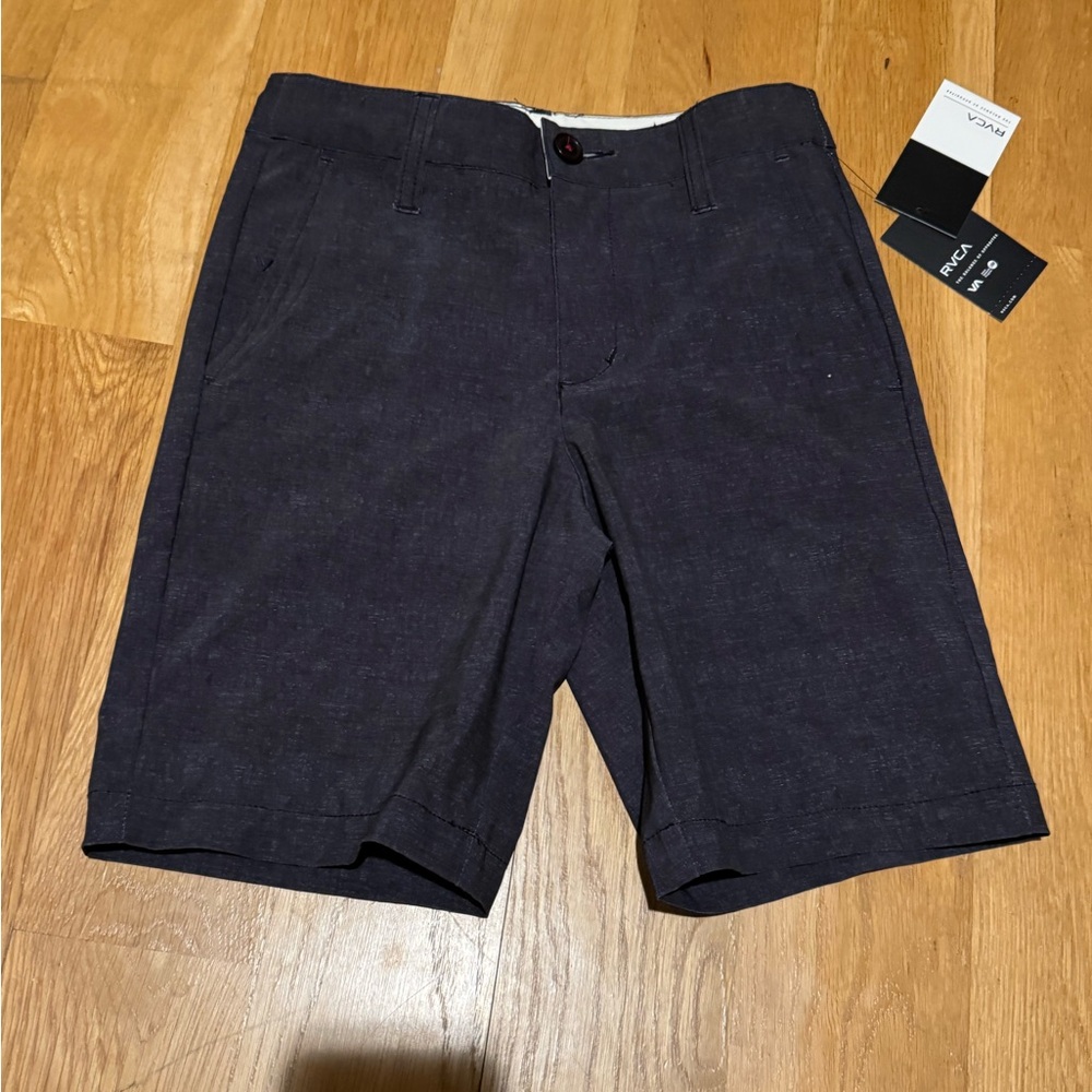 RVCA boys Benefits Hybrid shorts, charcoal, size 26